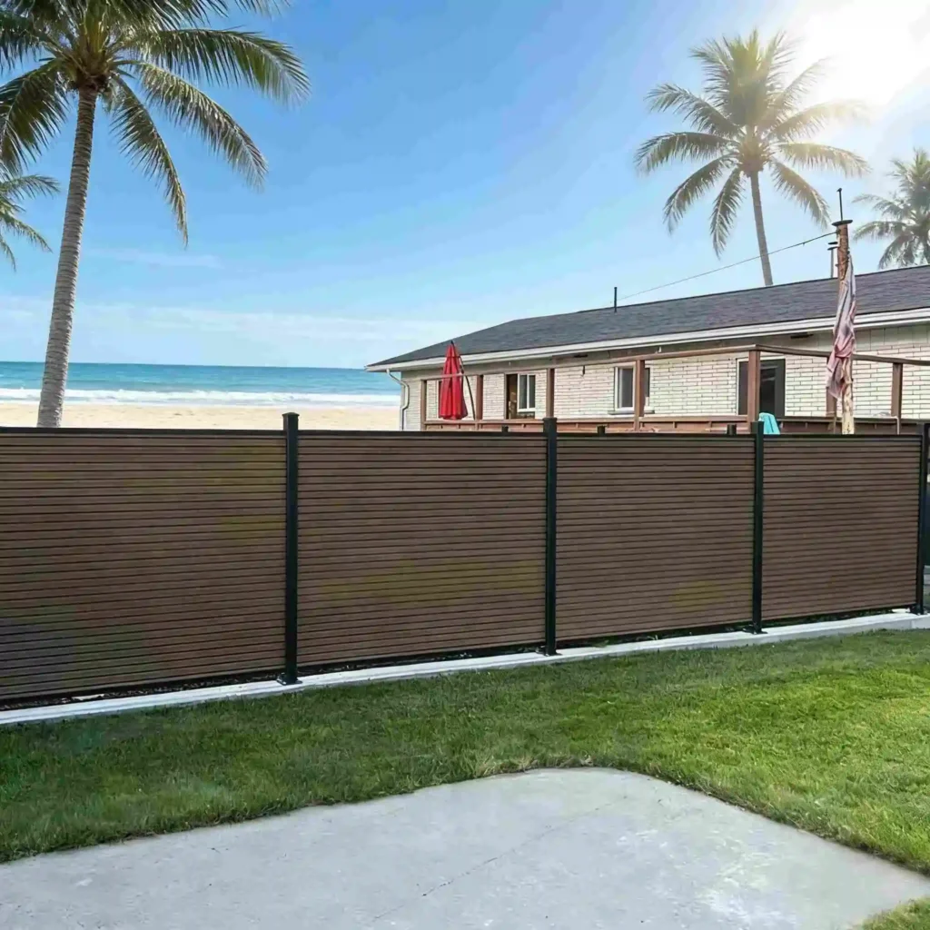 structa deck premium wpc privacy screen fence outdoor space.