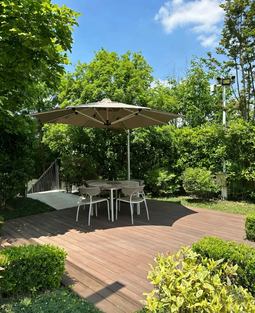 structa deck wpc composite decking outdoor patio installation.