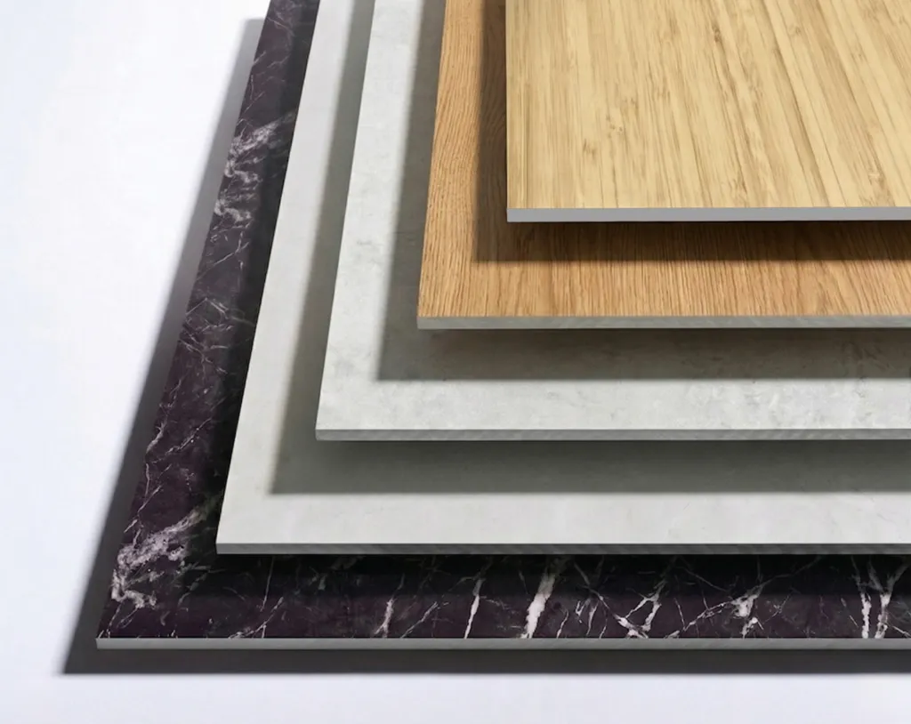 large format seamless spc wall cladding