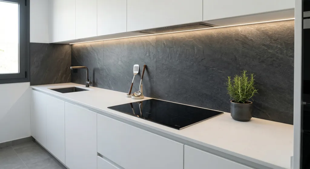 waterproof spc wall panel kitchen backsplash scaled